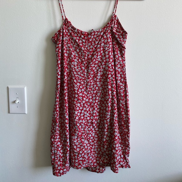 SOLD motel rocks kumala slip dress ditsy red rose - Picture 5 of 6